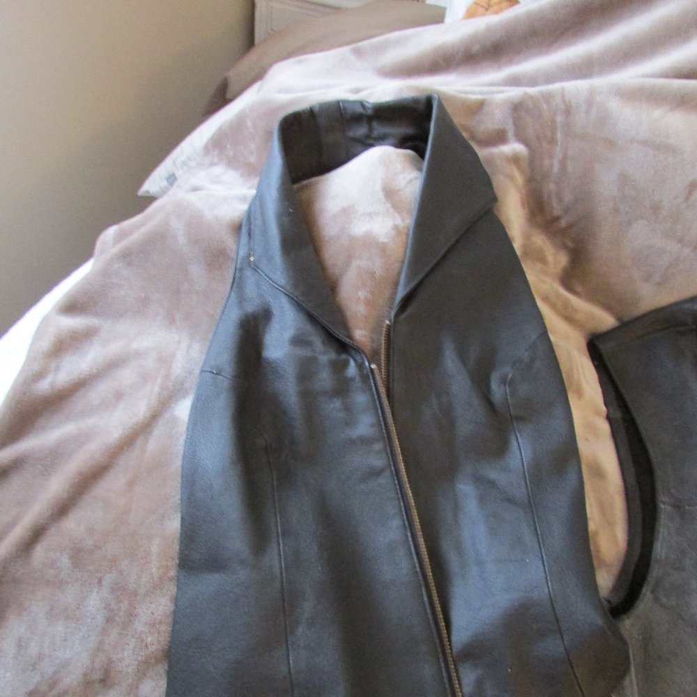 Ladies Leather Halter top